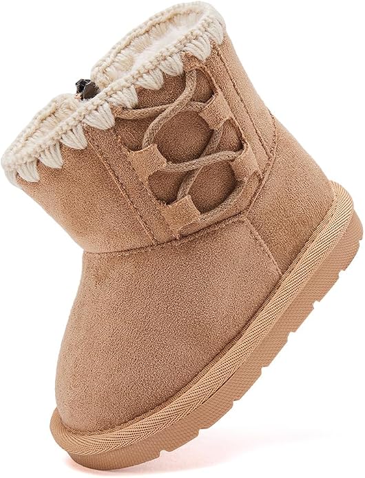 BMCiTYBM Girls Boys Snow Boots Warm Winter Fur Lined Baby Shoes by BMCiTYBM
