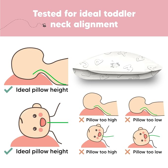 Toddler Pillow with Pillowcase - Image 6