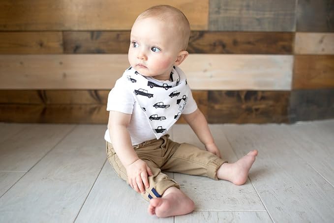 Copper Pearl 6 Pack Soft Cotton Baby Bibs - Image 7