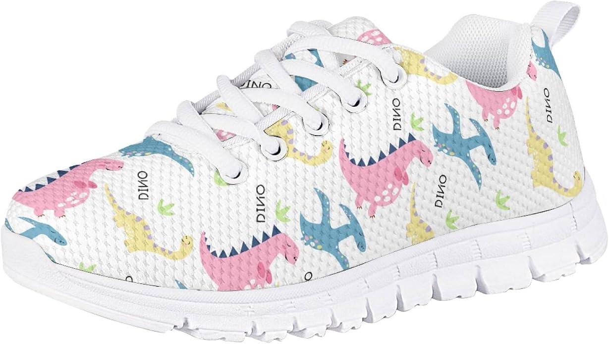 MARSVOVO First Shoes for Walking Boy Girl Athletic Lightweight Flexible Lace-up - Image 2