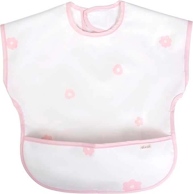 Ali+Oli Smock Bibs for Babies, BPA-Free Oeko-Tex Certified, Waterproof Baby by AliOli
