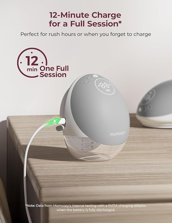 Momcozy Breast Pump Hands Free Upgraded Mobile Flow | M9, App Discreet Control - Image 3