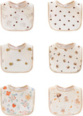 Baby Bandana Bibs, 6 Pack Waterproof Toddler Bib, Soft Cotton Absorbent Baby by Unknown