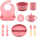 Silicone Baby Feeding Set 10 Pcs, Baby Led Weaning Supplies, Baby Feeding by Unknown
