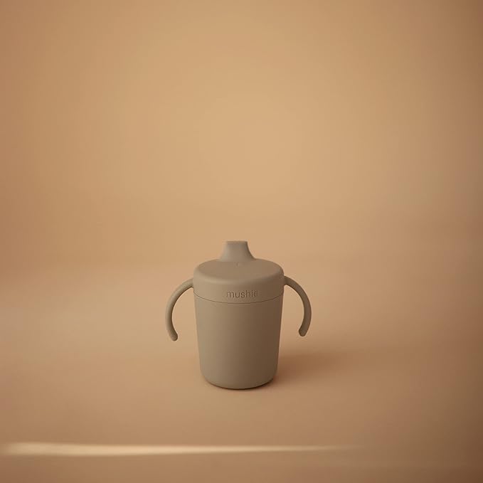 mushie Trainer Sippy Cup | Made in Denmark | Leak Resistant Twist-Off Lid & - Image 2
