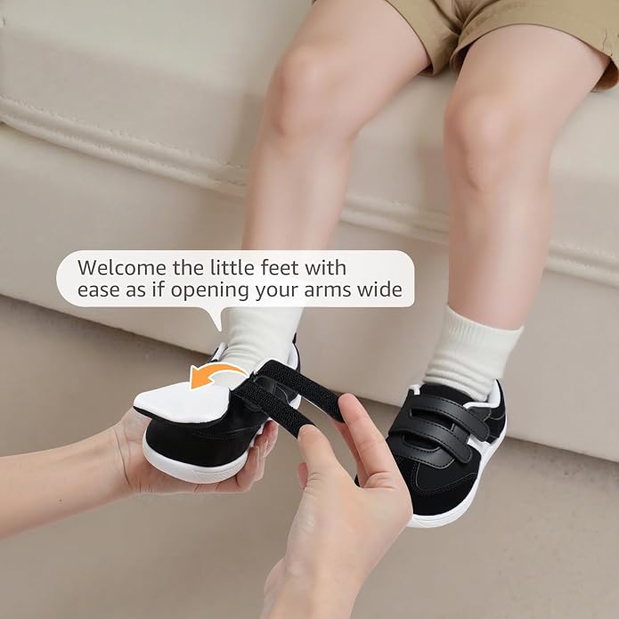 Toddler Wide Toe Box Barefoot Shoes Boys Girls Sneakers Zero Drop Kid Tennis - Image 6
