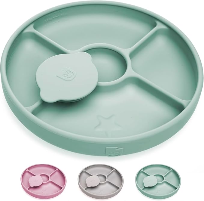 TalkTools Bitsy Feeding Kid's Essentials Plate Set – Toddler Utensils, Spoon - Image 8