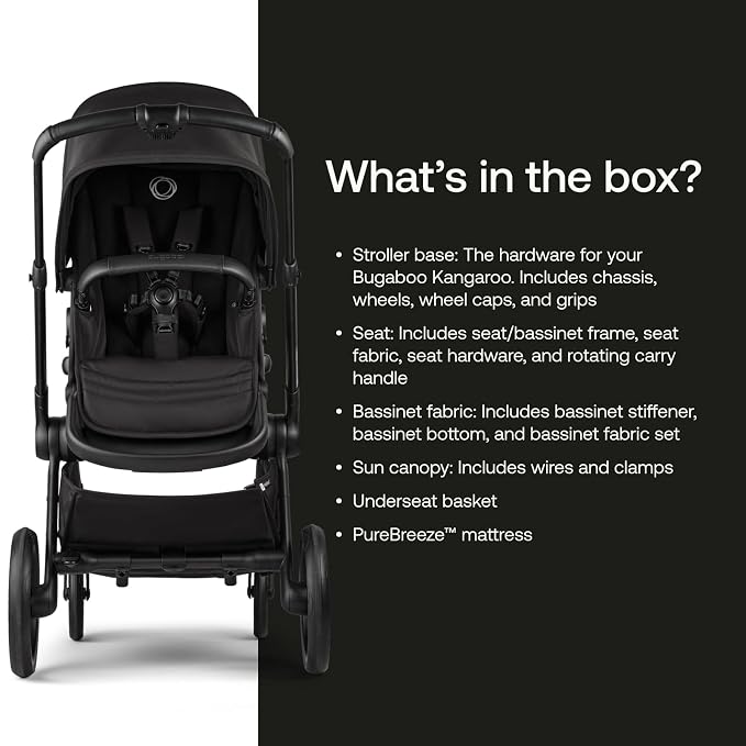 Bugaboo Kangaroo All-Terrain Single-to-Double Tandem Stroller - Image 6
