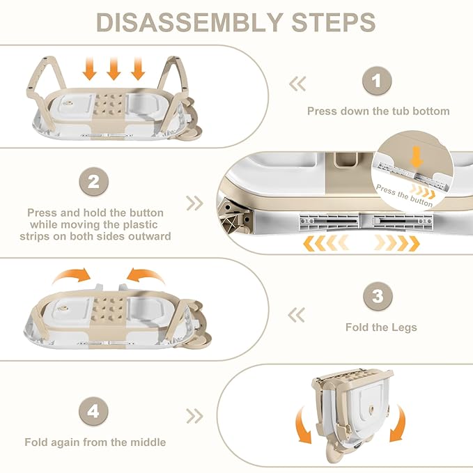MoreFeel Collapsible Baby Bathtub - Image 6