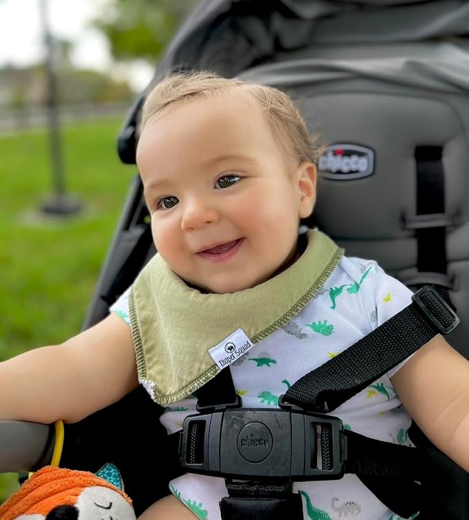 DiaperSquad's Baby Bibs for Drooling and Teething, Bibs for Boys, Baby Girl - Image 3