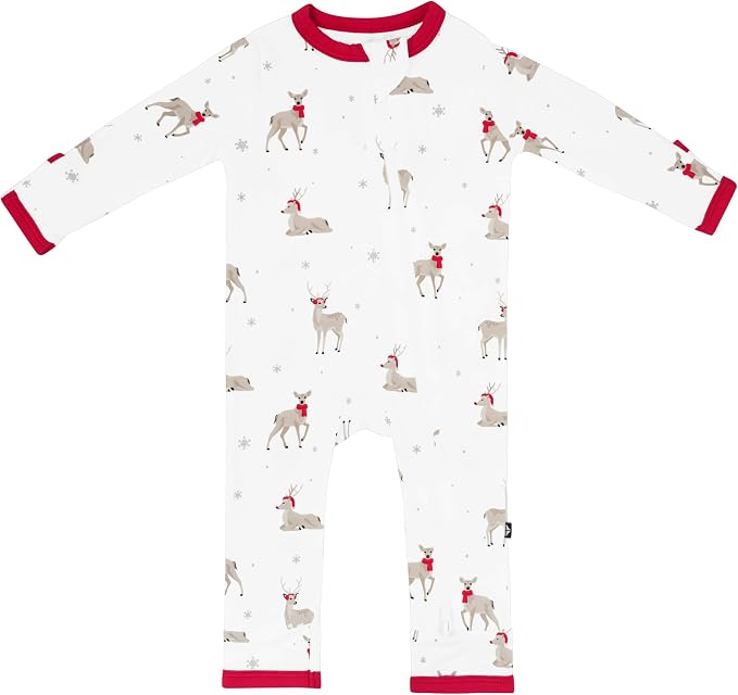 KYTE BABY Unisex Rayon Made From Bamboo Zippered Rompers 0-24 Months by KYTEBABY