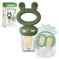 Haakaa Baby Fruit Food Feeder & Mini Freezer Nibble Tray Combo, Breastmilk by haakaa