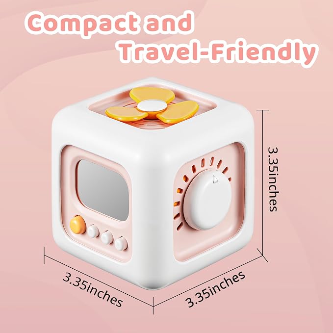 Busy Cube, Toys for 1 Year Old Girl Gifts, Montessori for Baby Girl, Travel - Image 7