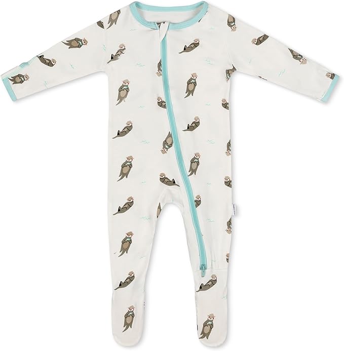 Bamboo Little Soft Baby Footie Pajamas, Baby Clothes, Newborn Sleepers by BambooLittle