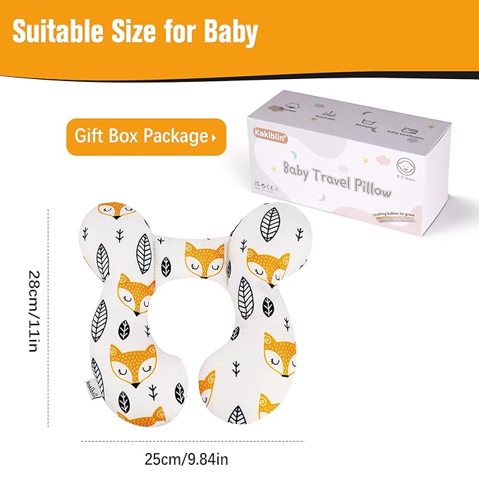 KAKIBLIN Baby Neck Pillow, Upgraded Baby Support Pillow - Image 7