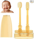 Baby Tooth Brush, Infant Toothbrush 6 to 12 Months, Silicone Toothbrush by FOREVIVE