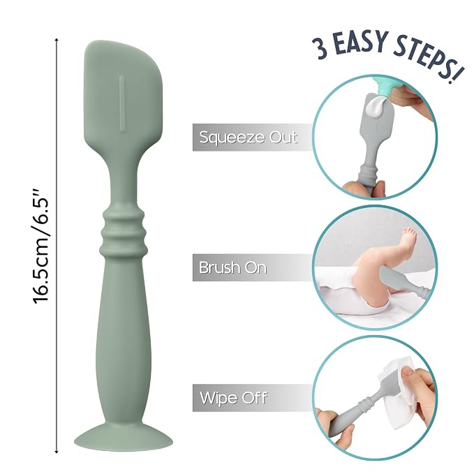 3 Packs Silicone Diaper Cream Applicator - Image 3