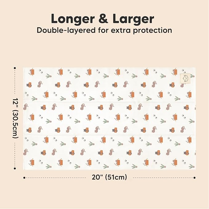 Organic Burp Cloths Baby Boy, Girl - Image 3