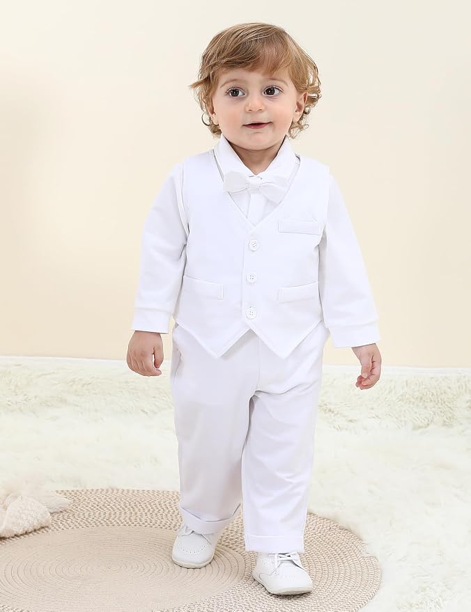 A&J DESIGN Baby Boy Suits Clothes Infant Toddler Formal Gentleman Outfits - Image 2