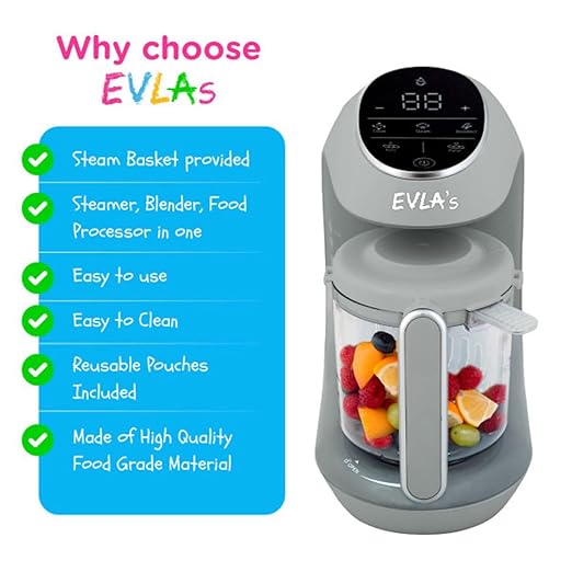 EVLA'S Baby Food Maker, Baby Food Processor - Image 3