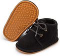 Baby Unisex Warm Snow Boots Newborn Leather Fur Lace Up Ankle Anti-Slip Rubber by ZoolarForBaby
