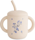 mushie 100% Silicone Training Cup & Straw by mushie