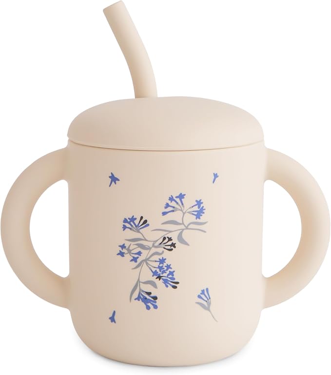mushie 100% Silicone Training Cup & Straw by mushie