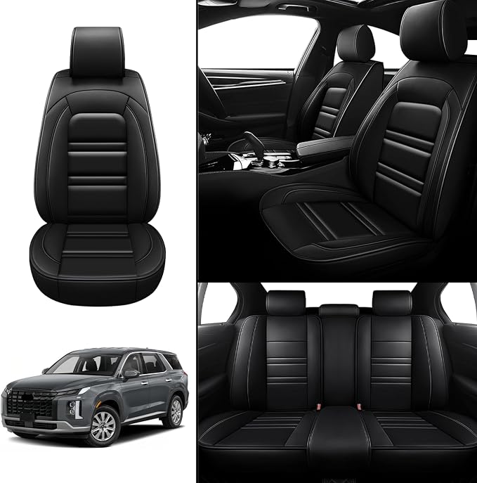Seat Covers for Hyundai Car Palisade 2020-2025 | 5-Seats Leather Seat Covers - Image 2