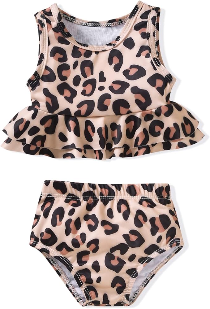 Aalizzwell Toddler Baby Girl Bathing Suit Two Piece Swimsuit Bikini Beach Wear by Aalizzwell