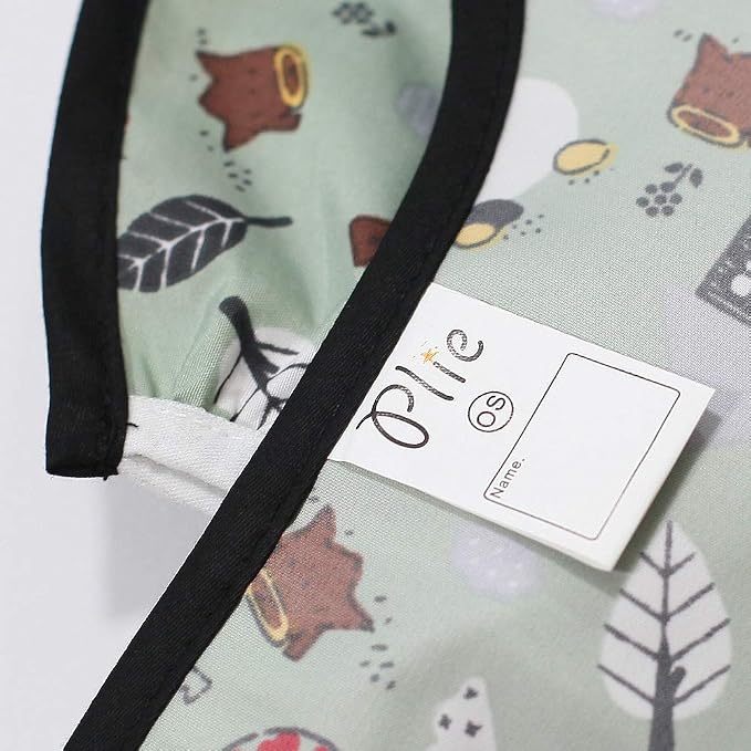Long Sleeve Waterproof Bib for Toddlers – Feeding Smock for Baby Mealtime - Image 4