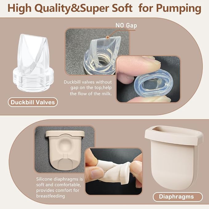 4pcs Breast Pump Parts, Replace - Image 5