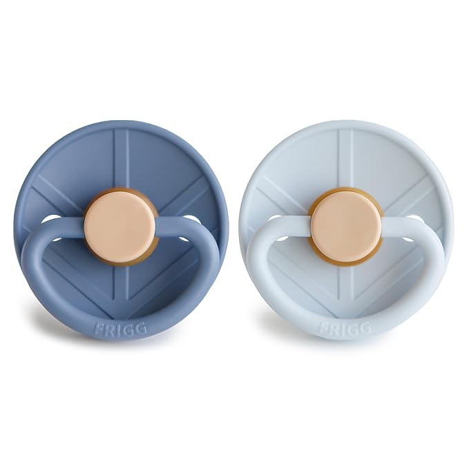 FRIGG Little Viking Natural Rubber Baby Pacifier 2-Pack | Made in Denmark | - Image 2