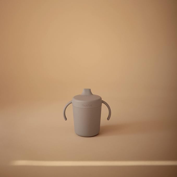 mushie Trainer Sippy Cup | Made in Denmark | Leak Resistant Twist-Off Lid & - Image 2
