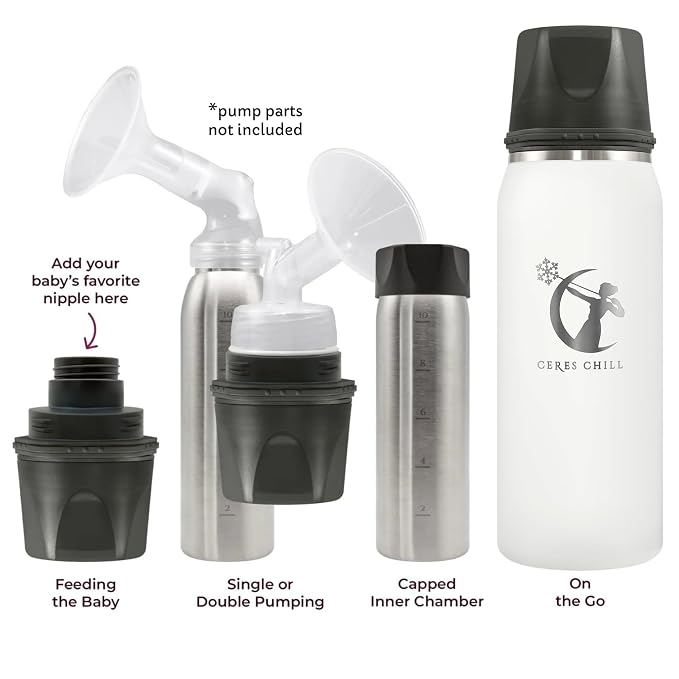 Ceres CHILL OG Breastmilk Chiller & Warmer – 12–34oz Portable Breast Milk Cooler - Image 2