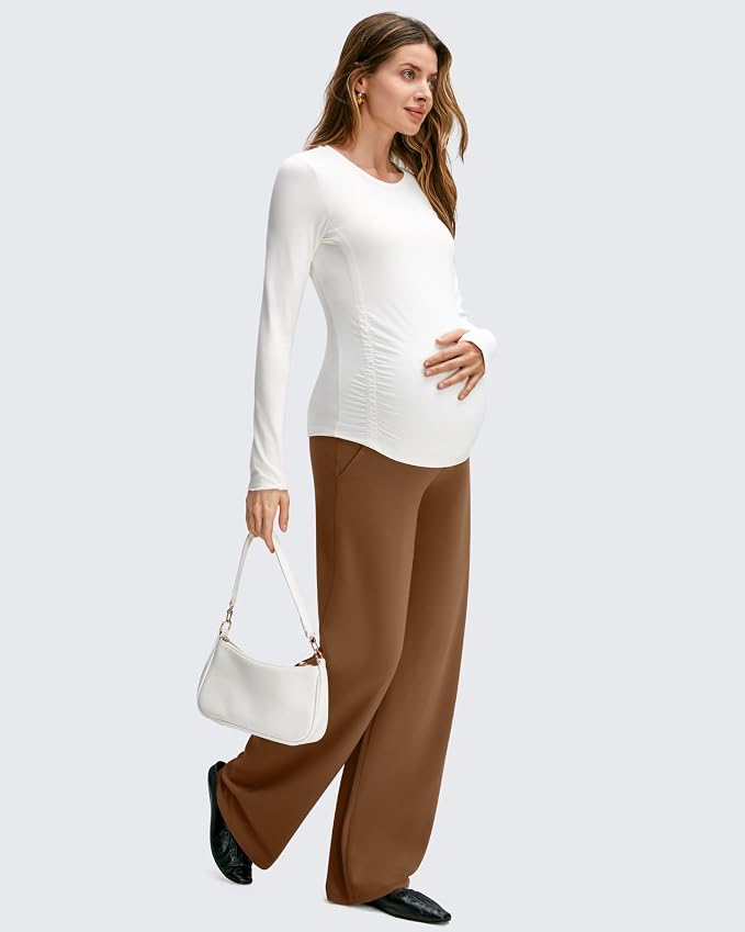 G4Free BareFeel Maternity Dress Yoga Pants - Image 5