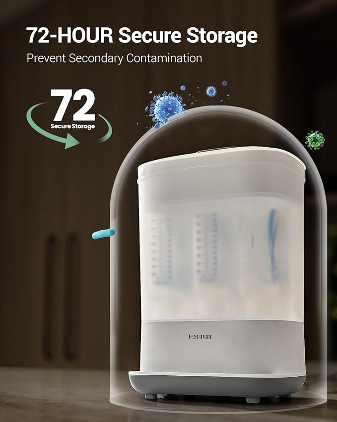 Baby Bottle Sterilizer | Esterilizador de Biberones, 6-in-1 HAUTURE Bottle - Image 6