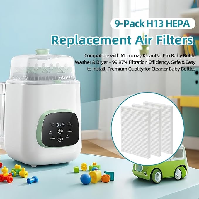 9 Pcs HEPA Filter Replacement Compatible - Image 2