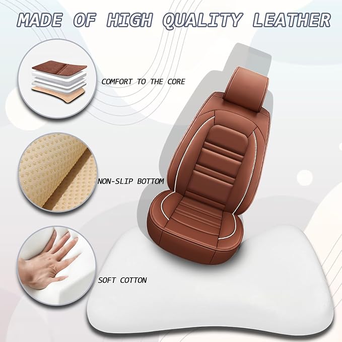 Seat Cover for Dodge Durango 2004-2025 | Car Seat Covers Front Seats, - Image 3