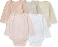 Burt's Bees Baby Organic Cotton Bodysuits – Baby Boy & Girl Short and Long by BurtsBeesBaby