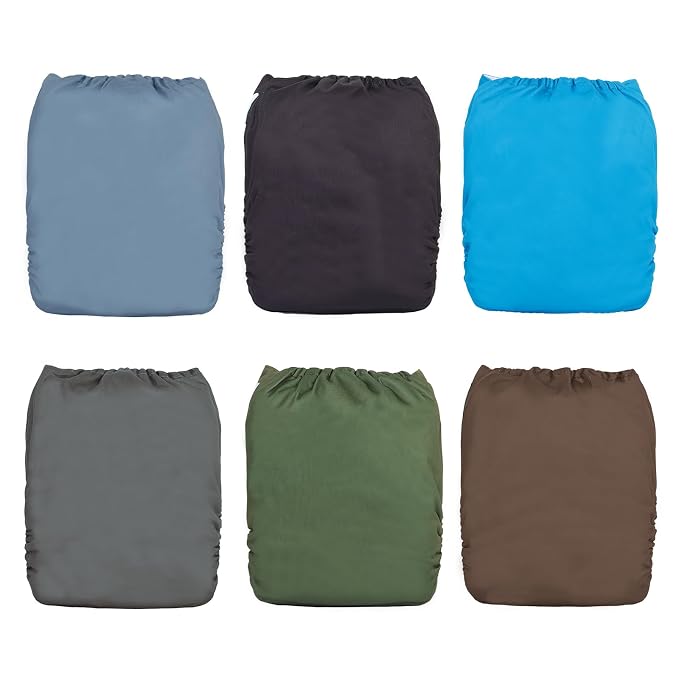 babygoal Baby Boy Cloth Diapers 6 Pack - Image 8