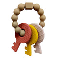 Baby Keys Teether Toys, Silicone Teething Toys by INTATIKOO