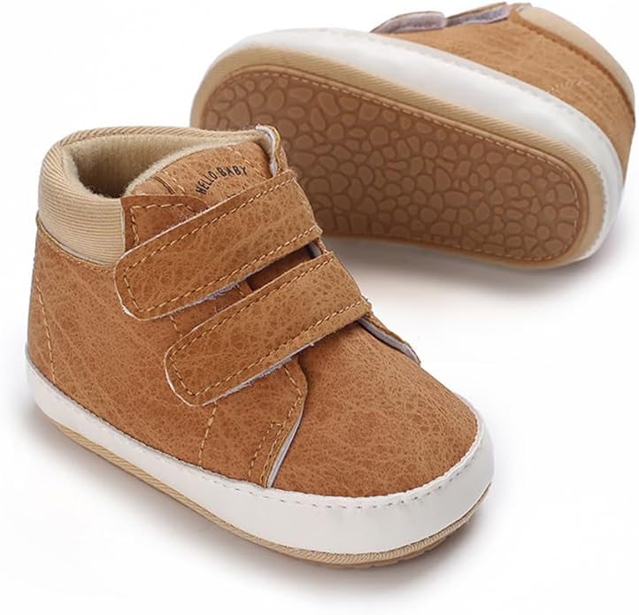 Clowora Baby Boys Girls Shoes Non-Slip Rubber Sole Sneakers Infant First by Clowora