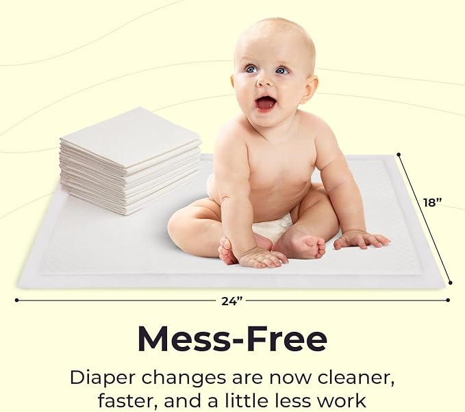 Peekapoo - The Original Disposable Baby Changing Pad Liners – 100 Pack | Super - Image 2