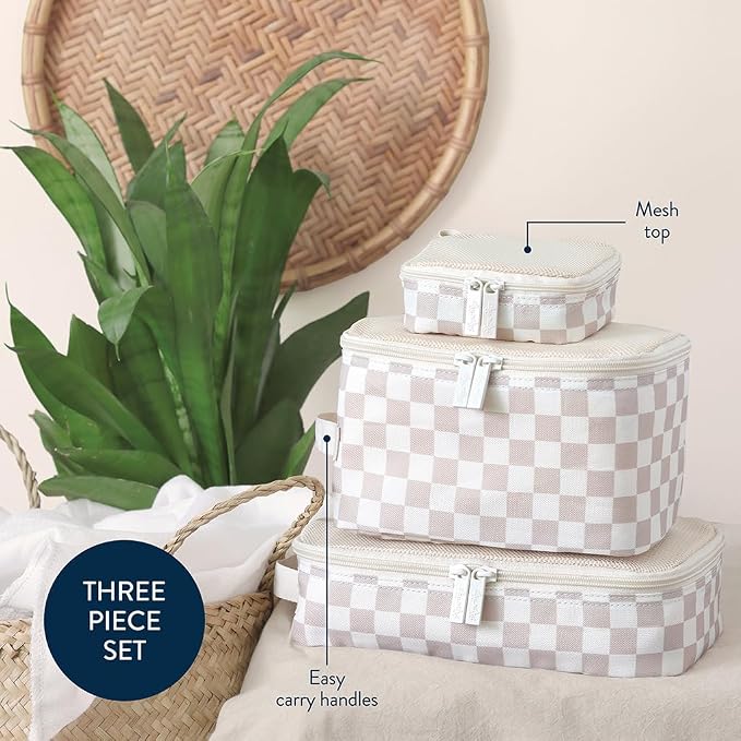 Itzy Ritzy Packing Cubes for Travel – Set of 3 Packing Cubes or Travel - Image 2