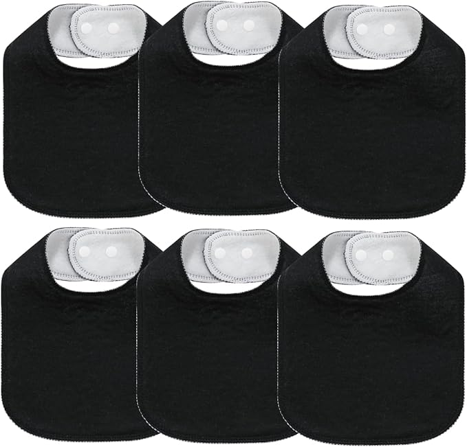 8 Pack Baby Bibs Unisex Adjustable by Unknown