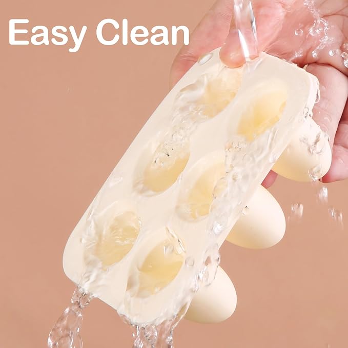 Baby Food Freezer Tray with Lid 2 Pack, Silicone Breastmilk Popsicle Mold - Image 3