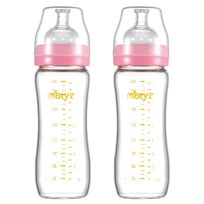 Matyz Glass Breastmilk Baby Feeding Bottle by Matyz