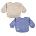 Tiny Twinkle Long Sleeve Bib for Babies & Toddlers – 2 Pack Waterproof Smock by TinyTwinkle