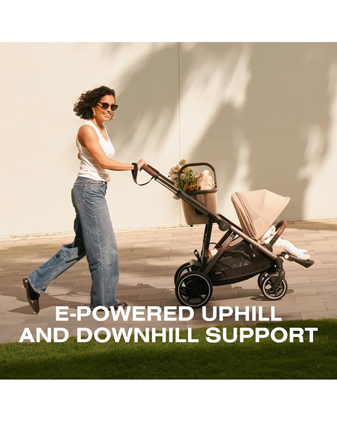 Cybex e-Gazelle S Electronic Assist Stroller – Gazelle S Single-to-Double - Image 3