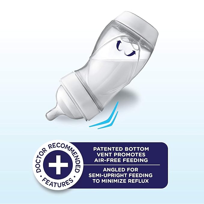 Playtex Baby VentAire Complete Tummy Comfort Baby Bottle, 9 Oz, Anti-Colic & - Image 4